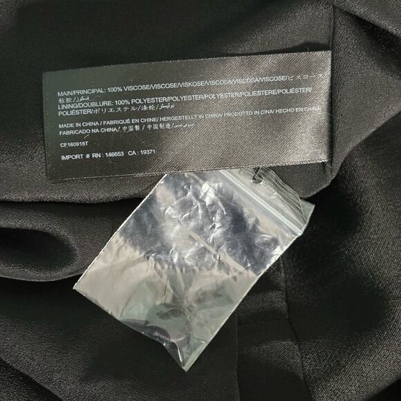 C/Meo Collective Can’t Resist Cutout Blouse Long Sleeve Black Women's Size Small - Picture 6 of 9